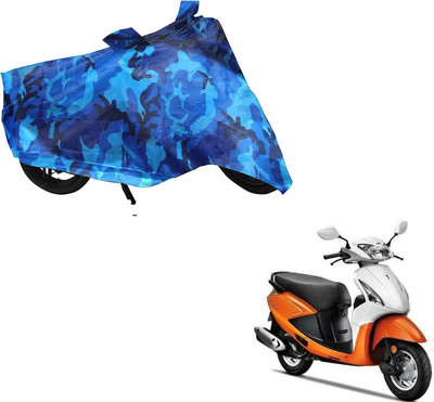 WolkomHome Waterproof Two Wheeler Cover for Hero(Pleasure, Blue)