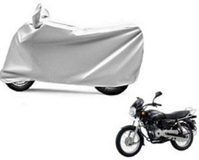 High Quality Waterproof Two Wheeler Cover for Bajaj(Boxer, Silver)