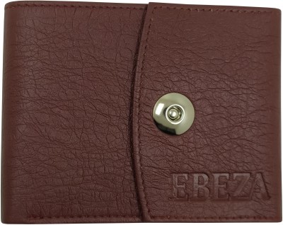 EBEZA Men Casual Brown Artificial Leather Wallet(6 Card Slots)