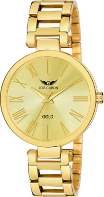LOIS CARON LCS-8621 ORIGINAL GOLD PLATED Analog Watch – For Women On Flipkart For Rs. 499 @ 88% off