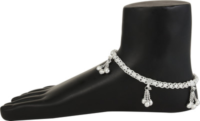Charms Alloy Anklet(Pack of 2)