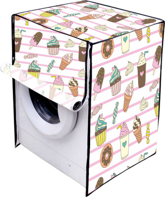 Visnik Front Loading Washing Machine  Cover(Width: 62 cm, Multi Colour)