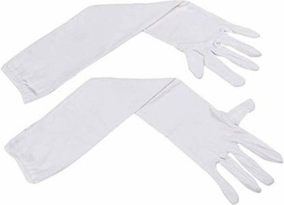 Buyra Cotton Arm Sleeve For Men & Women(Free, White)
