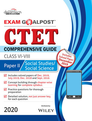 CTET Comprehensive Guide Social Studies / Social Science Paper - II Class VI - VIII (Includes Solved Paper December 2019) 2020(English, Paperback, DT Editorial Services)