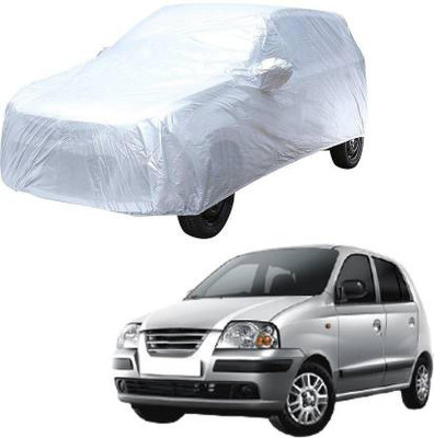 Uncle Paddy Car Cover For Hyundai Santro Xing (With Mirror Pockets)(Silver)