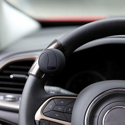 Stela Silicon ABS Car Steering Knob(Black)