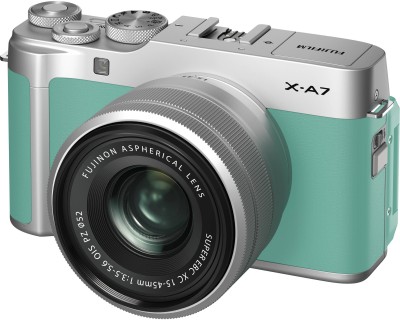 FUJIFILM X Series X-A7 Mirrorless Camera Body With 15-45 mm Lens(Green)