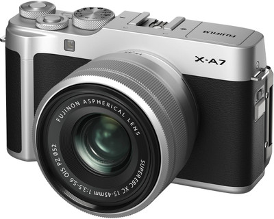 Fujifilm X Series X-A7 Mirrorless Camera Body With 15-45 mm Lens(Silver)
