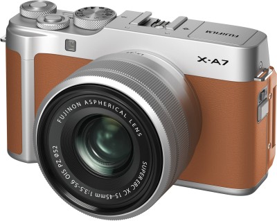 FUJIFILM X Series X-A7 Mirrorless Camera Body With 15-45 mm Lens(Brown)