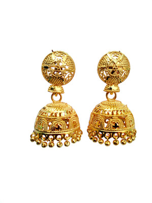 AAHELEE None Alloy, Brass Earring Set, Jhumki Earring