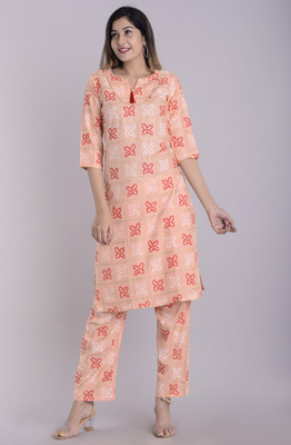 THE PEPINO Women Kurta Pant Set