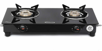 Fogger Nano 2B Premium Glass Manual Gas Stove(2 Burners)