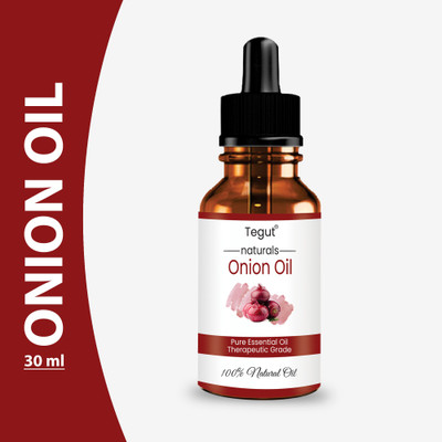 Tegut Onion Oil for Hair Growth - Red Onion Extract with and essential oils (30 ml) (Pack of 1) Hair Oil(30 ml)