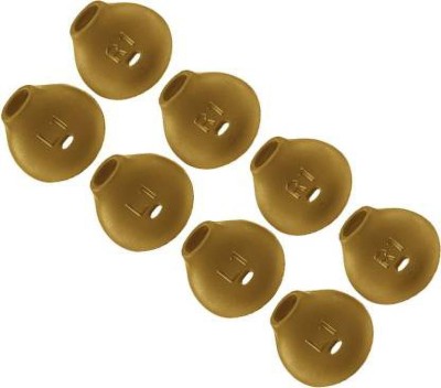 YTM 8 pcs golden colour level u earbuds cover gold 4 pair In The Ear Headphone Cushion(Pack of 8, golden)