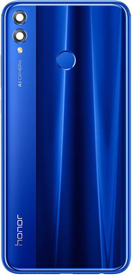 Unique4Ever Honor 8X (GLASS) With Camera Lens Back Panel(Blue)