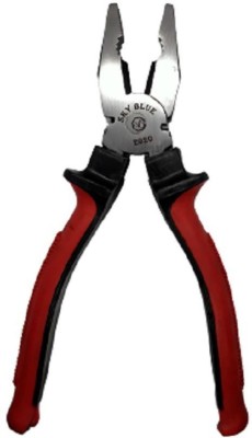 Sky Blue Enterprises Sturdy Steel Tools Combination Plier Cutting Plier (Red & Black) Pincer Plier(Length : 16 inch)