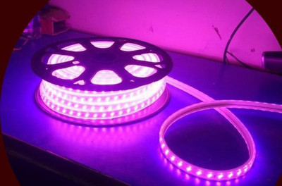 premier lights 100 LEDs 0.99 m Pink Steady Strip Rice Lights(Pack of 1)