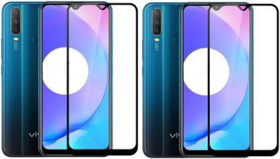 SRT Edge To Edge Tempered Glass for Vivo Y17 2019(Pack of 2)