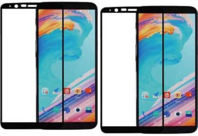 SRT Edge To Edge Tempered Glass for OnePlus 5T(Pack of 2)
