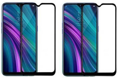 SRT Edge To Edge Tempered Glass for Realme 3(Pack of 2)