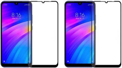 SRT Edge To Edge Tempered Glass for Mi Redmi Note 7(Pack of 2)