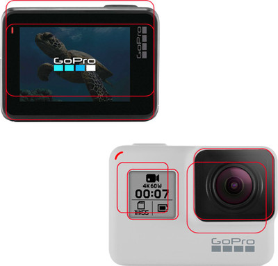 Scratchgard Screen Guard for GoPro Hero 7(Pack of 2)