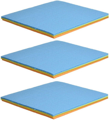 KitchenFest 9 Pcs Set Cellulose Scrub Pads Sponge Wipe(Regular, Pack of 9)