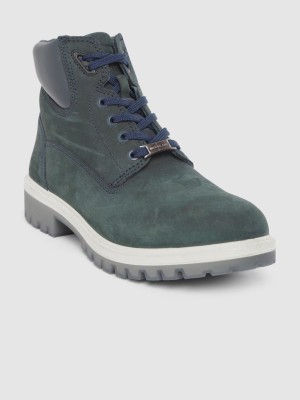 WOODLAND Boots For Men(Green , 8)