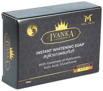 MACARIA IVANKA INSTANT WHITENING FULL BODY GLUTATHIONE SOAP(100 g)