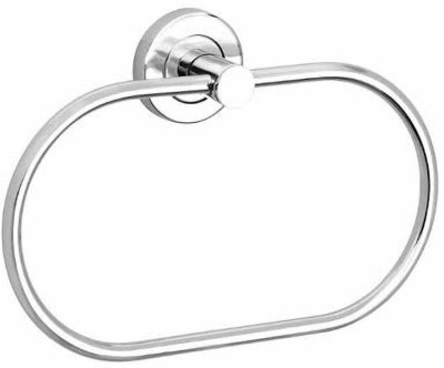 DINSA STAINLESS STEEL OVEL TOWEL RING SILVER Towel Holder(Stainless Steel)