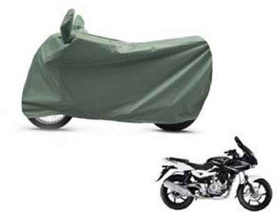High Quality Waterproof Two Wheeler Cover for Bajaj(Pulsar 220 DTS-i, Green)