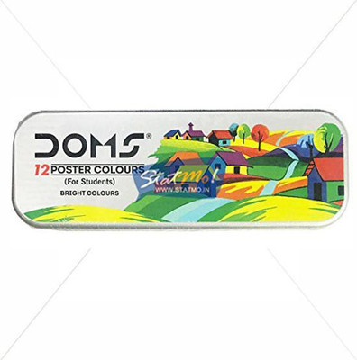 DOMS POSTER COLOUR -12 Shades (Pack of 1)