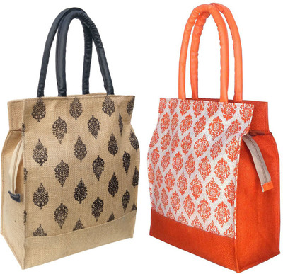 Aafeen Women Multicolor Tote(Pack of: 2)