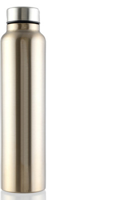 KUBER INDUSTRIES 1000 ml Steel Bottle(Pack of 1, Brown)