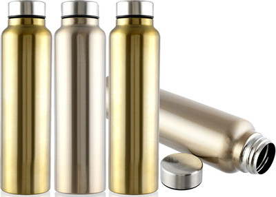 KUBER INDUSTRIES 1000 ml Steel Bottle(Pack of 4, Multicolor)