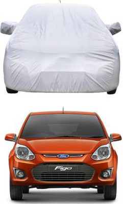 Uncle Paddy Car Cover For Ford Figo (With Mirror Pockets)(Silver)