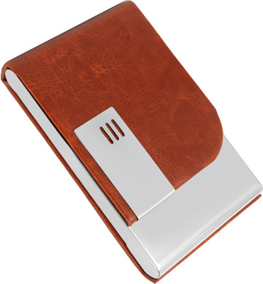 OFIXO I HIGH QUALITY I Classic and Sturdy 1184 Executive Pocket Luxury Credit / Debit / ATM / Visiting Card / Super Sleek 10 Card Holder(Set of 1, Multicolor)