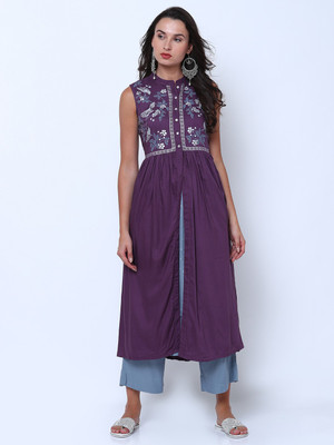 Vishudh Women Kurta Palazzo Set