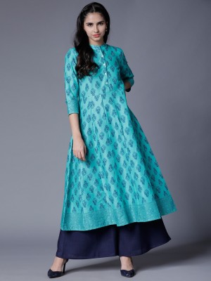 Vishudh Women Ethnic Dress Blue Dress