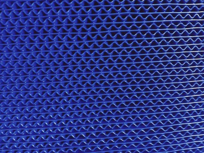 AMRO HOME NEEDS PVC (Polyvinyl Chloride) Door Mat(Blue, Medium)