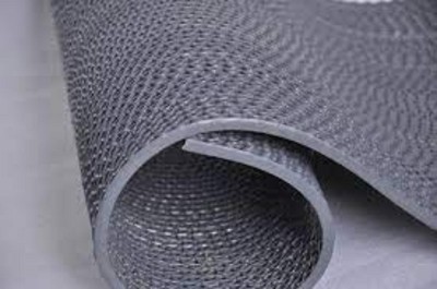 AMRO HOME NEEDS PVC (Polyvinyl Chloride) Door Mat(Grey, Medium)