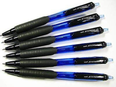 uni-ball JETSTREAM ROLLER BALL Roller Ball Pen(Pack of 6, Ink Color - Blue)