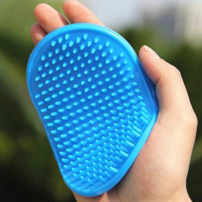 Paaltu Washing Hair Bath Glove Pet Grooming Cleaning Brush Comb Rubber Grooming Gloves for Dog, Cat Curry Comb for  Dog, Cat