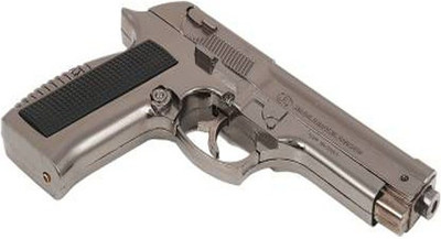 Peshkar 608 Gun Cigarette Lighter Gun Lighter Cigarette Lighter Pocket Lighter(Silver)