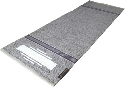 ASE YOGA INDIA Cotton Yoga Mat Sweat Absorbent Grey 6 mm Yoga Mat