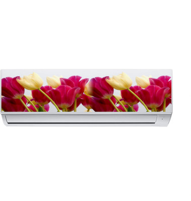 RANGOLI 60 cm Air Conditioner Flower Sticker 39 Self Adhesive Sticker(Pack of 1)