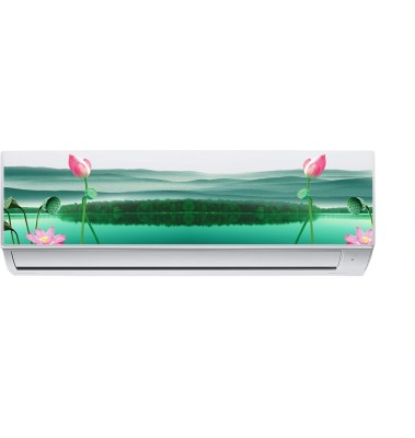 RANGOLI 90 cm Air Conditioner Flower Sticker Self Adhesive Sticker(Pack of 1)