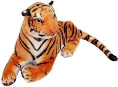 ZOZO Stuffed Tiger Soft Toy -32 CM - 8 inch (Brown, Black) - 32 cm (Brown, Black)  - 32 cm(Brown, Black)