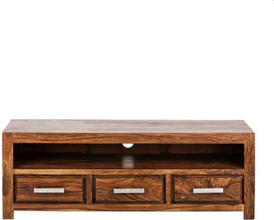 Furnitureshri Shisham Wood TVC TV Unit Solid Wood TV Entertainment Unit(Finish Color - brown)