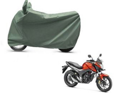High Quality Waterproof Two Wheeler Cover for Honda(CB Hornet 160, Green)